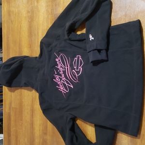 Harley Davidson Hooded Fleece(pockets/thumb holes) szS VGC